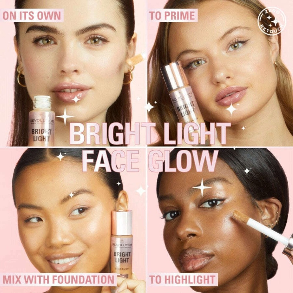 Revolution Beauty Bright Light Face Glow, Luminous Deep, NEW - Picture 5 of 8